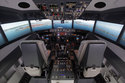 FSC 737NG Simulator , 180° 7 monitor 2K Visual front cockpit 2